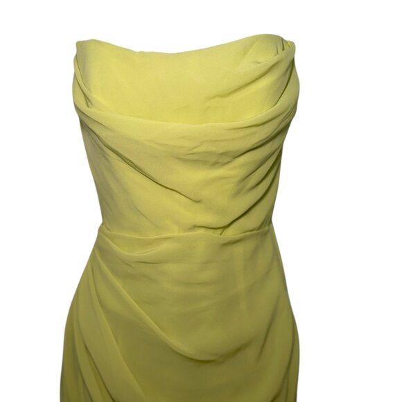 House of CB Adrienne Lime Strapless Corset Gown XS NWT - Picture 3 of 6